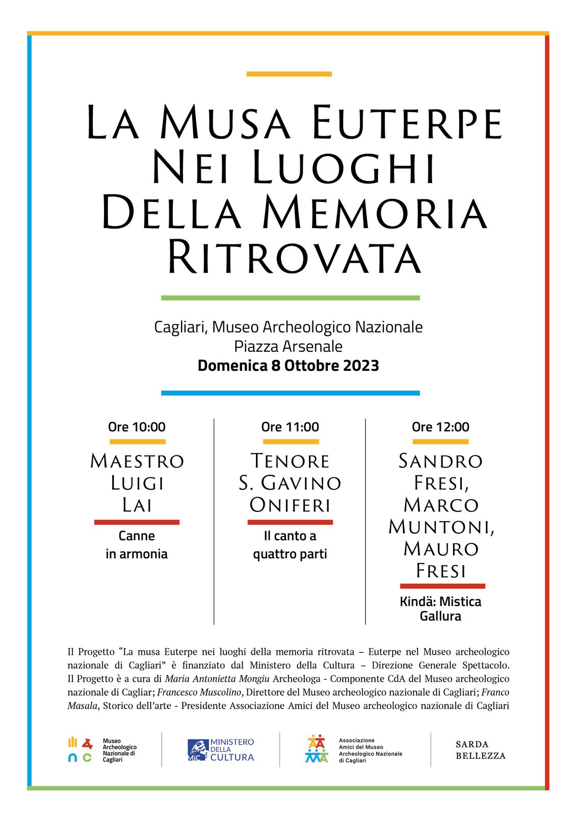 La musa Euterpe nei luoghi della memoria ritrovata - 8 ottobre